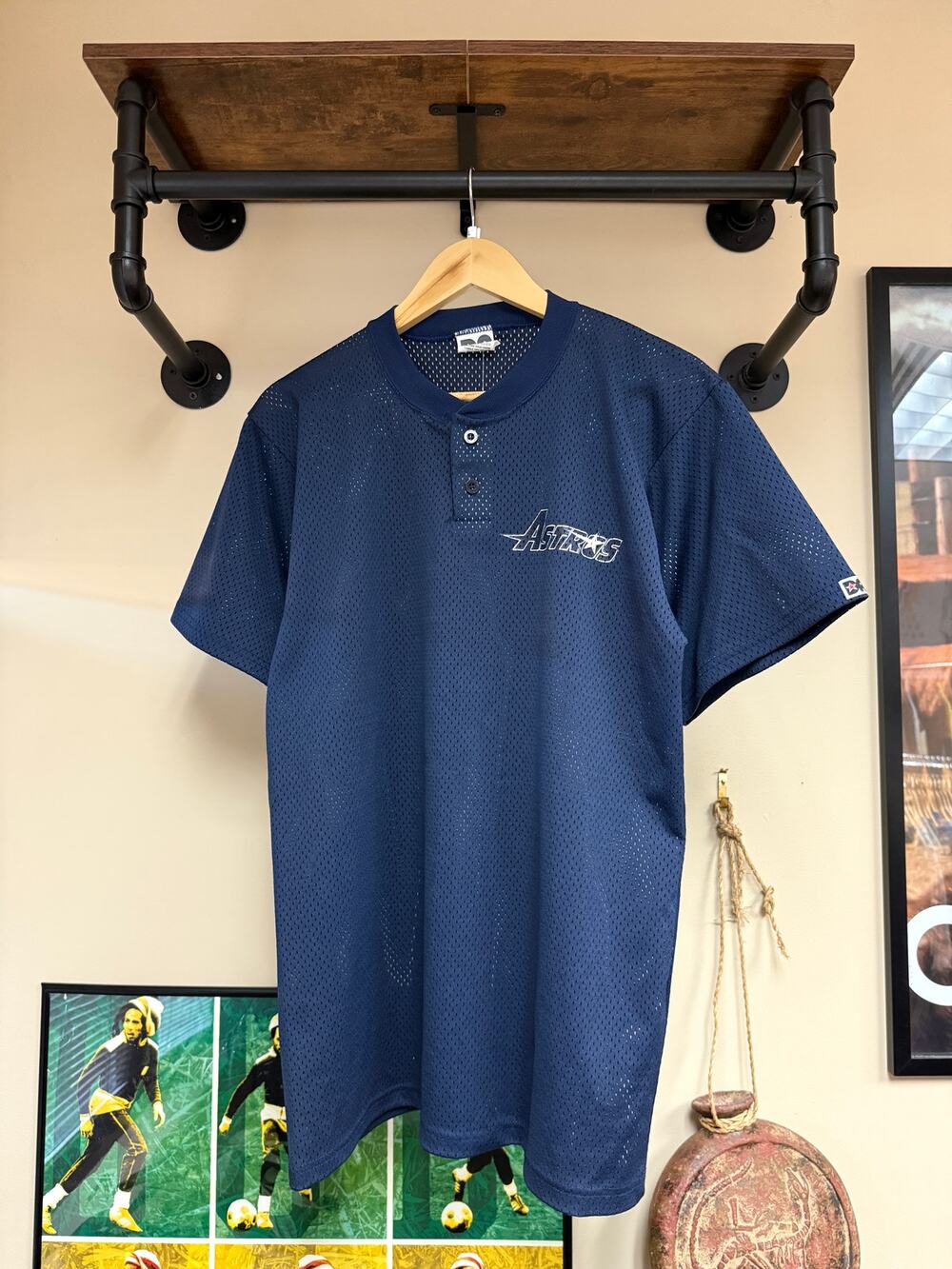 90s Houston Astros Craig Biggio Vintage Batting Practice BP MLB Baseball Jersey